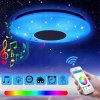 RGB stropné svietidlo s Bluetooth reproduktorom LED 60W s diaľkovým ovládaním a aplikáciou