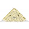 Pravítko PATCHWORK trojúhelník 1/2 čtverce 39022