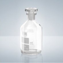 Hirschmann Laborgeräte Kyslíková fľaša podľa Winklera, hnedá, 100-150 ml