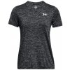 Dámske tričko Under Armour Tech SSC- Twist Black/White L