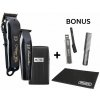 AKCIA: Wahl Barber Combo Black - set aku. strojčekov a Super Close - shaver + olej na mazanie, 200 ml + stlačený vzduch, 400 ml + podložka Wahl + mini fade brush + hrebeň