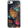Odolné silikónové puzdro iSaprio - Flower Jaguar - iPhone SE 2020
