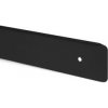 Ukončovacia lišta na pracovnú dosku 38mm, AT-634 čierna ľavá