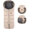 PETITE&MARS Set zimný fusak Arctic 4v1 + rukavice na kočík Furry Rose Petal