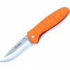 Zatvárací nôž G6252 Ganzo® – Strieborná čepeľ - Satin, Oranžová