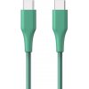 ER POWER kabel USB-C/C GRS 60W 120cm zelený ERPWCBCTCGN