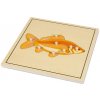 Montessori Puzzle s kostrou ryba