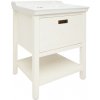 Country skrinka s um. 80 cm, biela COUNTRY80ZBI