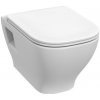LAUFEN DEEP BY JIKA Závesné WC Rimless, hlboké splachovanie 4,5/3L, viditeľné uchytenie na stenu, biela, H8206160000001
