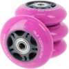 NILS PU kolieska s ložiskami 72x24mm ABEC 7 ružové