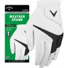 Callaway Wheather Spann 2-Pack Mens Golf Glove 24 M Ľavá biela