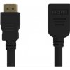 Gembird kábel HDMI (M) na HDMI (F) High speed, s Ethernetom, predlžovací, 0,5 m, čierny CC-HDMI4X-0.5M