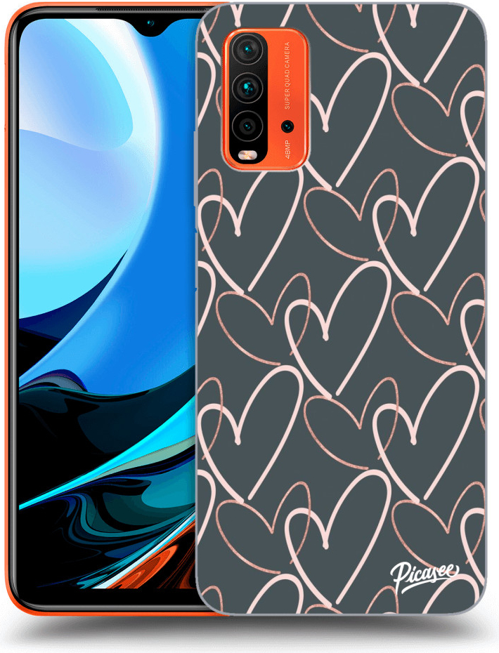 Púzdro Picasee ULTIMATE CASE Xiaomi Redmi 9T - Lots of love