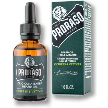 Proraso Cypress and Vetyver olej na fúzy 30 ml