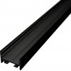 LED lišta povrchová S11 čierna Dĺžka: 1m, Typ krytky: Bez krytky