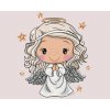Zuty – Maľovanie Podľa Čísel – Roztomilý Vianočný Anjel, 80 × 100 cm, Plátno 8596530085461
