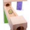 Bigjigs Toys Drevená guličkové dráha Farebná