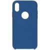 Puzdro gumené Apple iPhone XR Forcell silicone tmavo modre