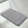 HomePRO AG491C Kúpeľňový koberec WC šedá 80x50cm / 40x50cm