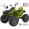 Quad ATV 2.4 GHz na batériu pre deti Zelený diaľkový ovládač EVA kolesa Rádio