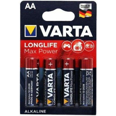 Vega VARTA Longlife Max Power alkalická tužková batéria AA, 4ks