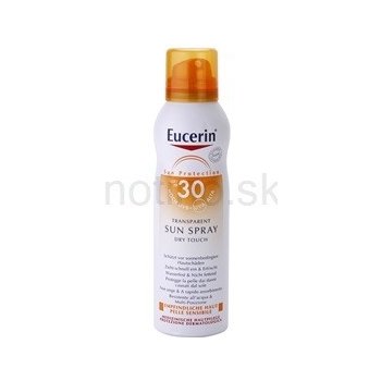 Eucerin transparentný sprej na opaľovanie Dry Touch SPF30 200 ml