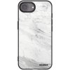 Picasee silikónový čierny obal pre Apple iPhone 16e - White marble