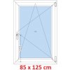 Soft Plastové okno 85x125 cm, otváravé a sklopné