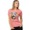 PitBull West Coast dámske tričko Water coral Farba: ružová, Veľkosti dámske: XL