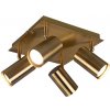 Trio 802430404 prisadené stropné bodové svietidlo Marley 4x35 W | GU10 - mosadz