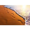 Dimex fototapeta Stopy v piesku XL-428 | 330 x 220 cm (Vliesová fototapeta | lepidlo zdarma)