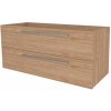 Mereo, Mereo Bino, kúpeľňová skrinka 121 cm, Multidecor, Light Select Walnut, MER-CN693SLSW1