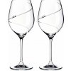 Diamante poháre na červené víno Silhouette City s kamienkami Swarovski 470 ml 2 ks