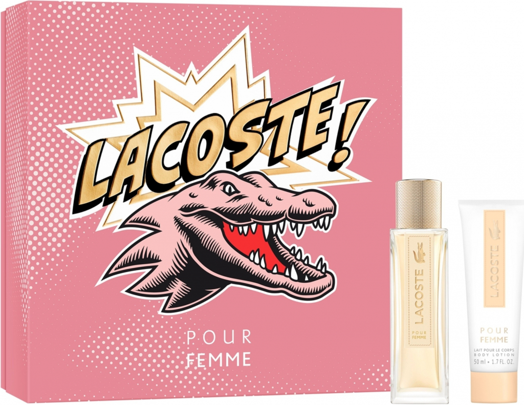 Lacoste Pour Femme EDP 50 ml + telové mlieko 100 ml darčeková sada