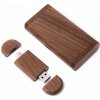 Drevený USB kľúč ORECH 128 GB 3.0 3.2 USB-C TYP C BEZ GRAVÍROVANIA