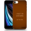 Picasee silikónový čierny obal pre Apple iPhone SE 2020 - I don´t do costumes