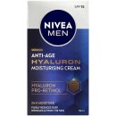 Prípravok na vrásky a starnúcu pleť Nivea Men Hyaluron SPF 15 Face Moisturizing Cream 50 ml