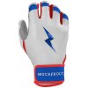 BRUCE BOLT Brandon Nimmo Signature Series Short Cuff Batting Gloves - USA - XL, BB-SC-NIMW-XL