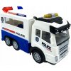 Auto-policajná väzenkyňa policajné auto svetlo zvuk auto na batérie