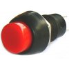Prepínač PBS-11AR ON/OFF okrúhly červený veľký