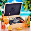 Aperol Spritz Darčeková sada pre ženu, mamičku, mamku, matku, priateľku, babičku, sestru, tetu, švagrinú k narodeninám, výročiu, sviatku, vianociam Veko s gravírovaným textom