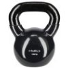 Kettlebell pokrytý vinylom HMS KNV10 10 kg, čierny