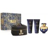 Versace Dylan Blue Pour Femme parfumovaná voda pre ženy 100 ml + telové mlieko 100 ml + sprchový gél 100 ml + kozmetická taška darčeková sada