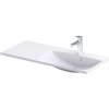 Oristo Amelia umývadlo 100.2x46 cm obdĺžnik umývadlo na nábytok biela UME-AM-100-92-P