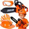 Motorová reťazová píla pre deti + Prilba + Okuliare + Rukavice - Stator