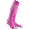 Kompresné podkolienky CEP Ultralight Socks women pink grey