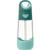 b.box Fľaša na pitie so slamkou 450 ml - emerald forest