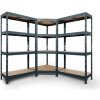 Majster Regál Rivet Corner Pack 180 x 180 x 180 x 45 cm 4 polica antracit sivá šedá