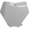 Čelné číselná tabuľka KTM, perách (biela) M400-1219