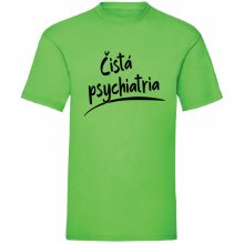 Čistá psychiatria pánske tričko lime